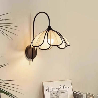 Modern Creamy E27 Wall Scones Wabi Sabi Led Wall Lamp