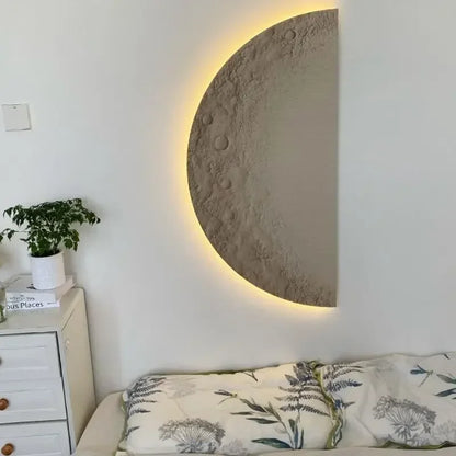 Nordic Wabi Sabi Moon Wall Lamp
