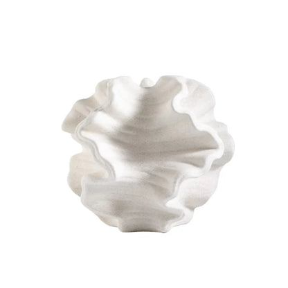 Bohemian Style White Ceramic Vase